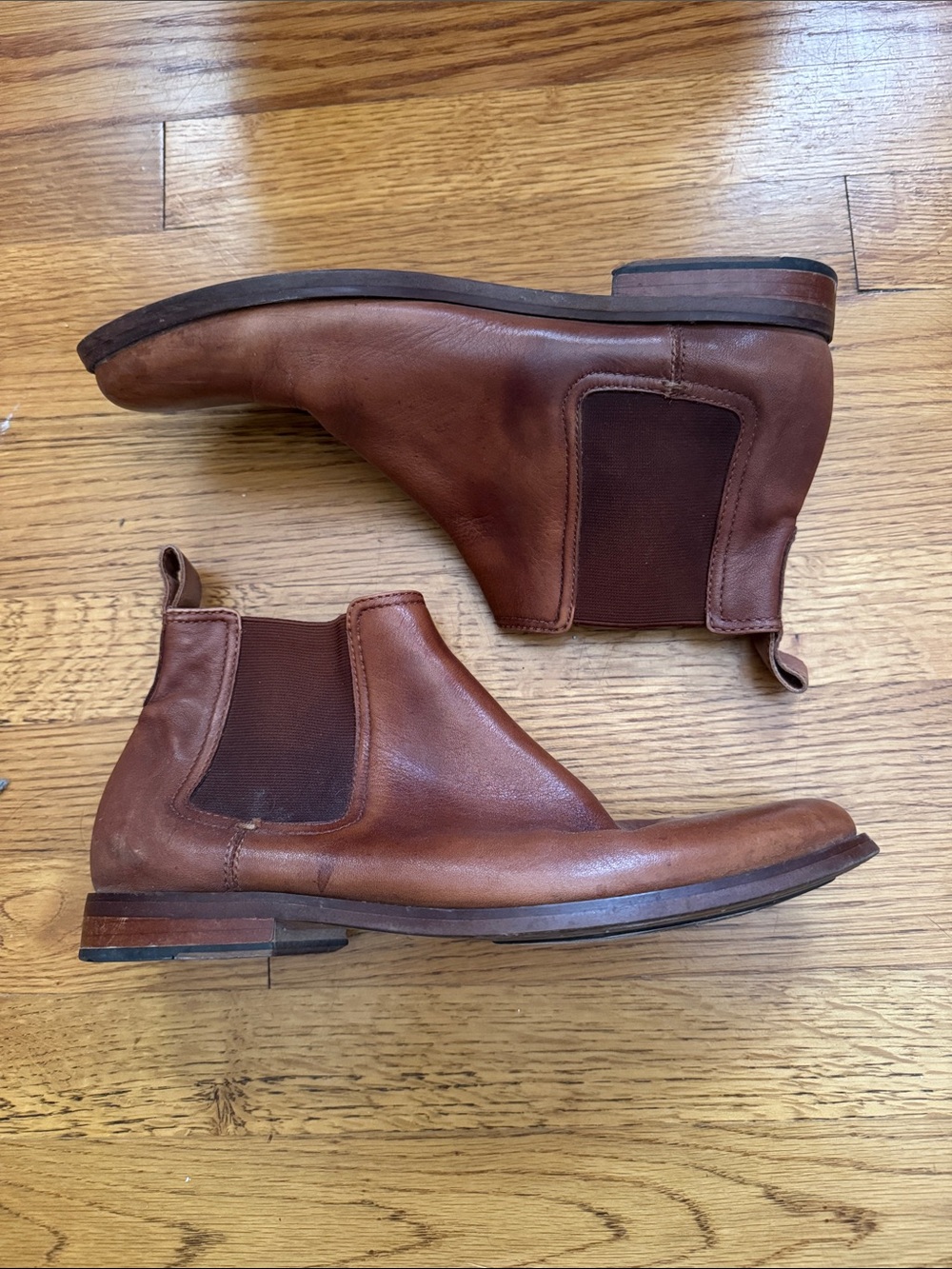 Aldo Brown Leather Chelsea Boots